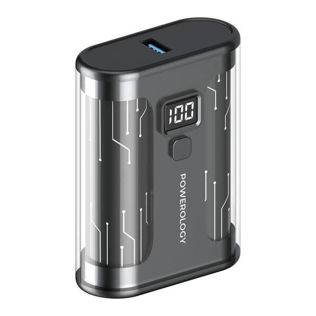 پاوربانک پاورولوژی مدل PPBCHA24 ظرفیت 10000 میلی آمپر ساعت