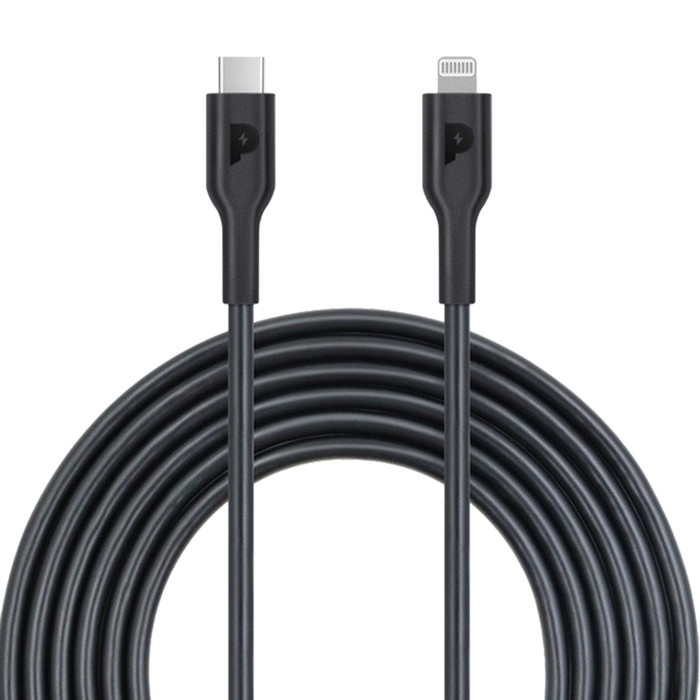 کابل تبدیل USB-C به لایتنینگ پاورولوژی مدل PWCTL1M MFI طول 1.2 متر