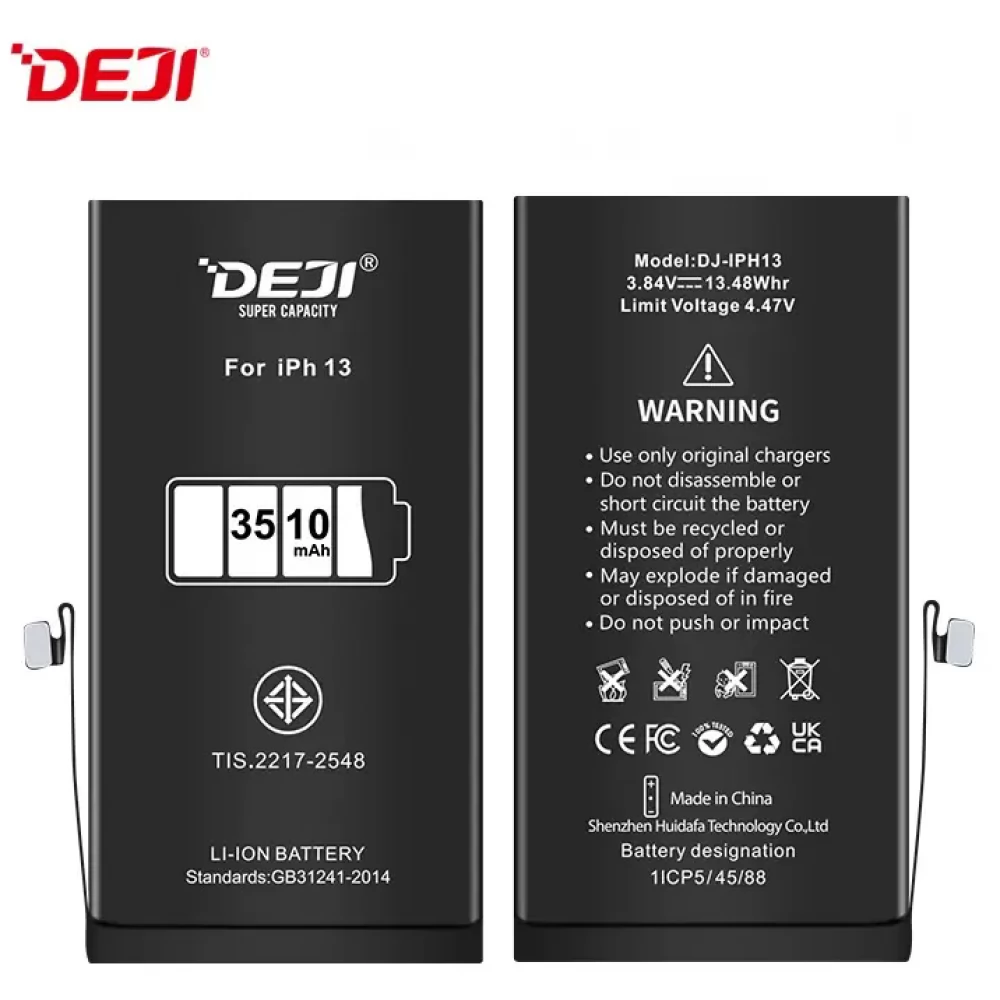 باتری موبایل دجی مدل DJ-IPH13 ظرفیت 3510 میلی آمپر ساعت