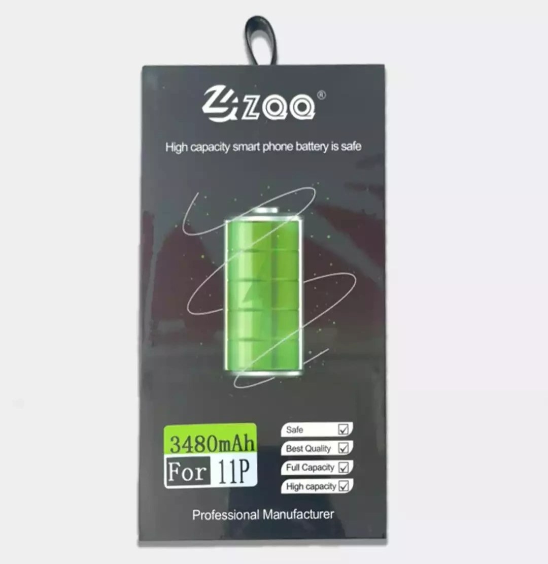 باتری موبایل ZQQ مدل IPH11pro با ظرفیت 3480 میلی آمپر ساعت
