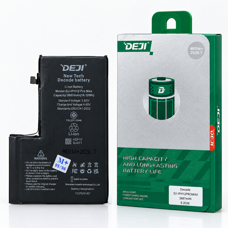 باتری موبایل دجی(Deji Diagnosable)مدل -IPH12promax ظرفیت 3687میلی آمپر ساعت