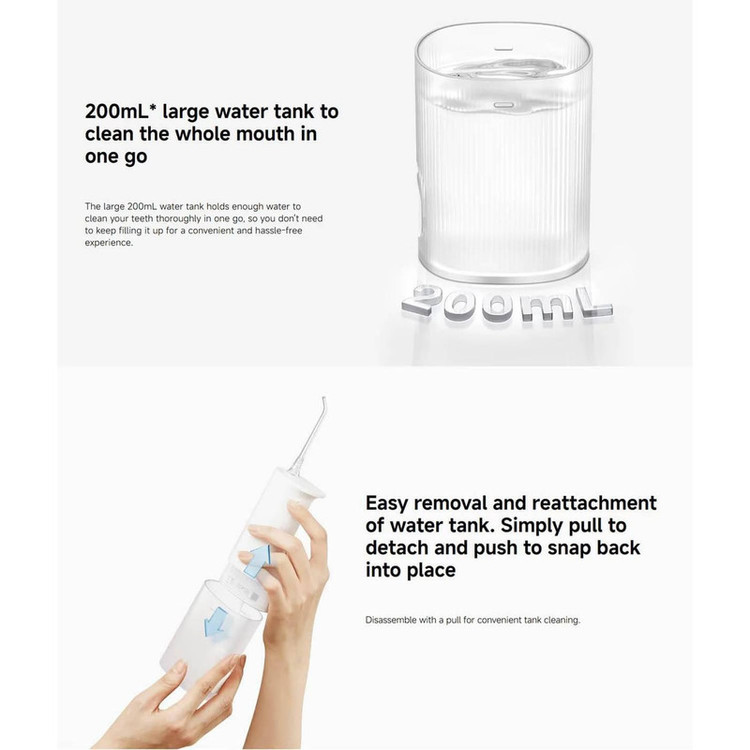 دستگاه شست و شوی دهان و دندان شیائومی مدل Water Flosser 2