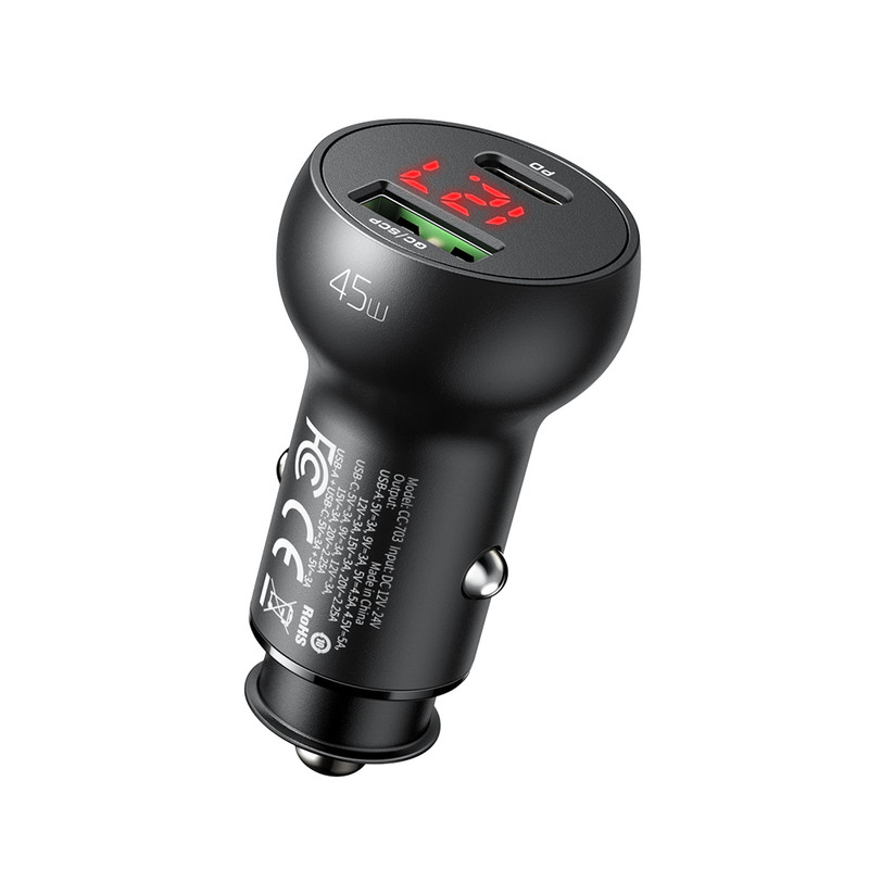 شارژر فندکی مک دودو مدل CC-7030 توان 45 وات